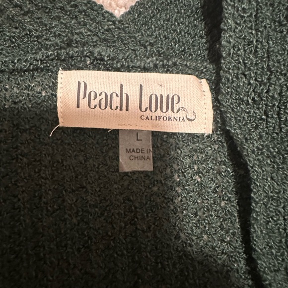 Green and White striped cardigan - Picture 3 of 5